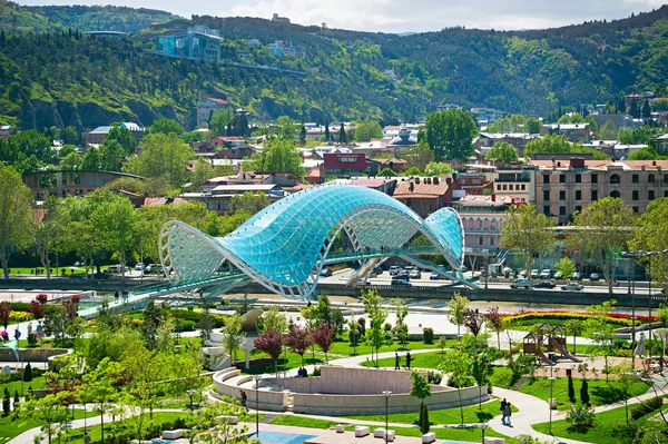 Мост мира, Тбилиси, Грузия Стоковое Фото