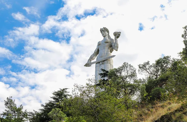 Мать грузинского памятника в Тбилиси Лицензионные Стоковые Изображения