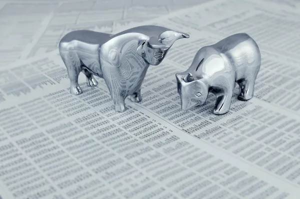 Страница цен на фондовых рынках Стоковое Фото