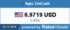 Информер курса ZenCash к Доллару США