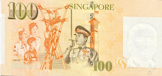 100 сингапурских долларов