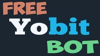 Yobit bot free бесплатный торговый бот для биржи Ебит. Yobit.net