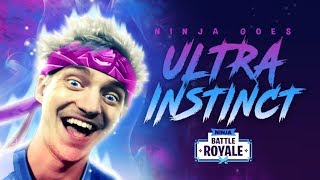 Ninja Goes Ultra Instinct!! - Fortnite Battle Royale Gameplay - Ninja