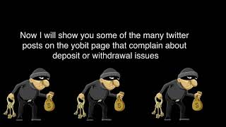Yobit exchange is a SCAM