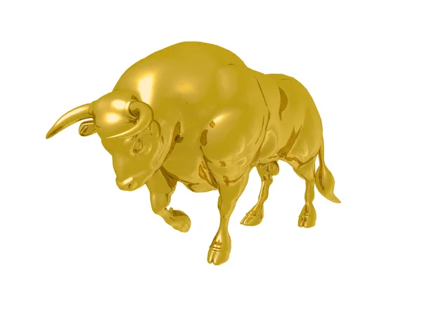 Золотой бык Лицензионные Стоковые Изображения