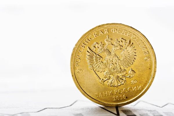 Обменный курс рубля Лицензионные Стоковые Изображения
